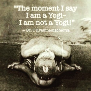 not a yogi